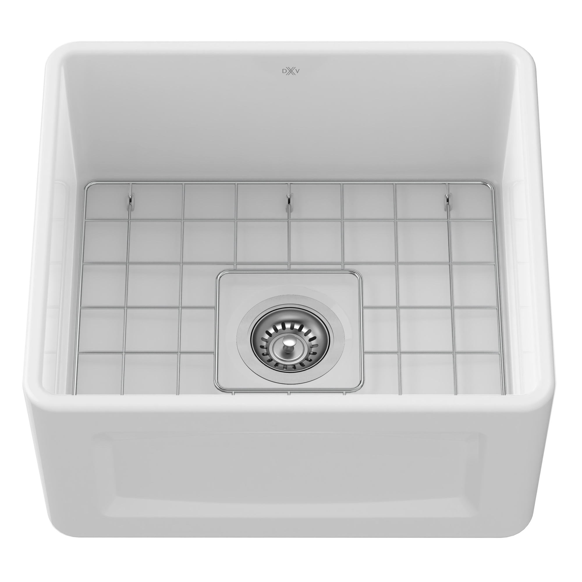 Hillside® 20 in. Apron Kitchen Sink with Center Drain